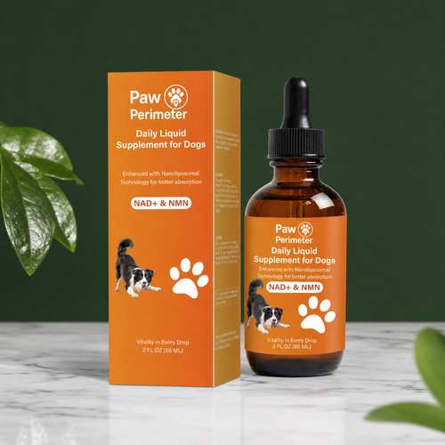 PawPerimeter Daily Longevity Drops — NAD+ & NMN